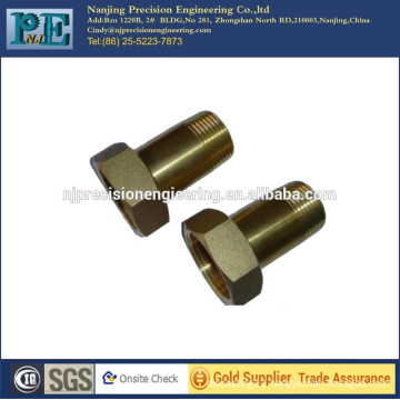 Brass hex head hollow screw